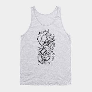 Norse style dragon Tank Top